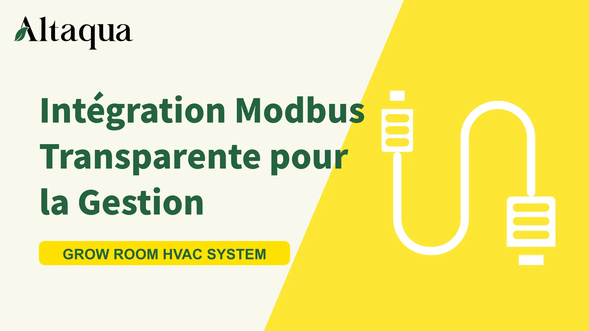Vidéo sur l’intégration Modbus