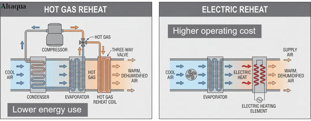 Altaqua-blog_grow-room-hvac-reheat_hot-gas-reheat-vs-electric-reheat-comparison