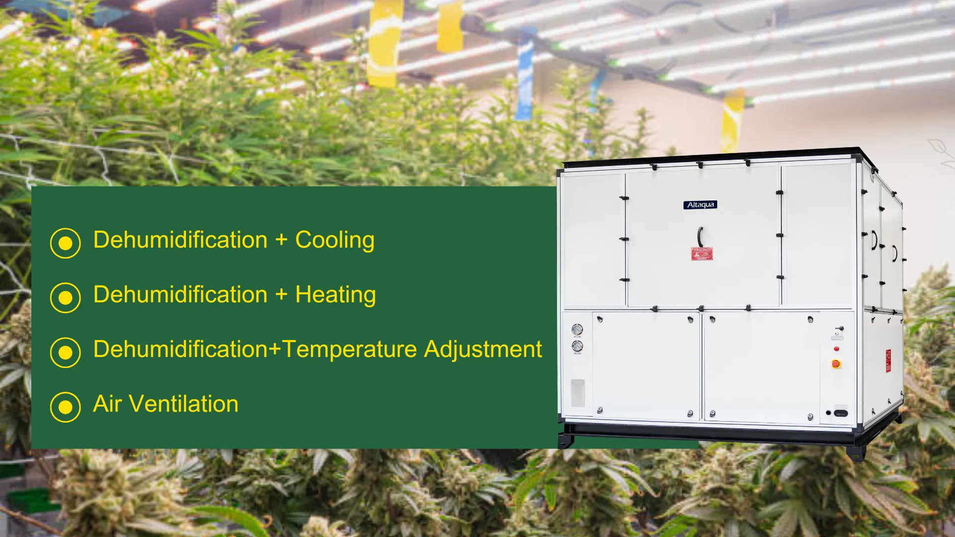 Altaqua-energieeffiziente-Grow-Room-HVAC-Funktionen