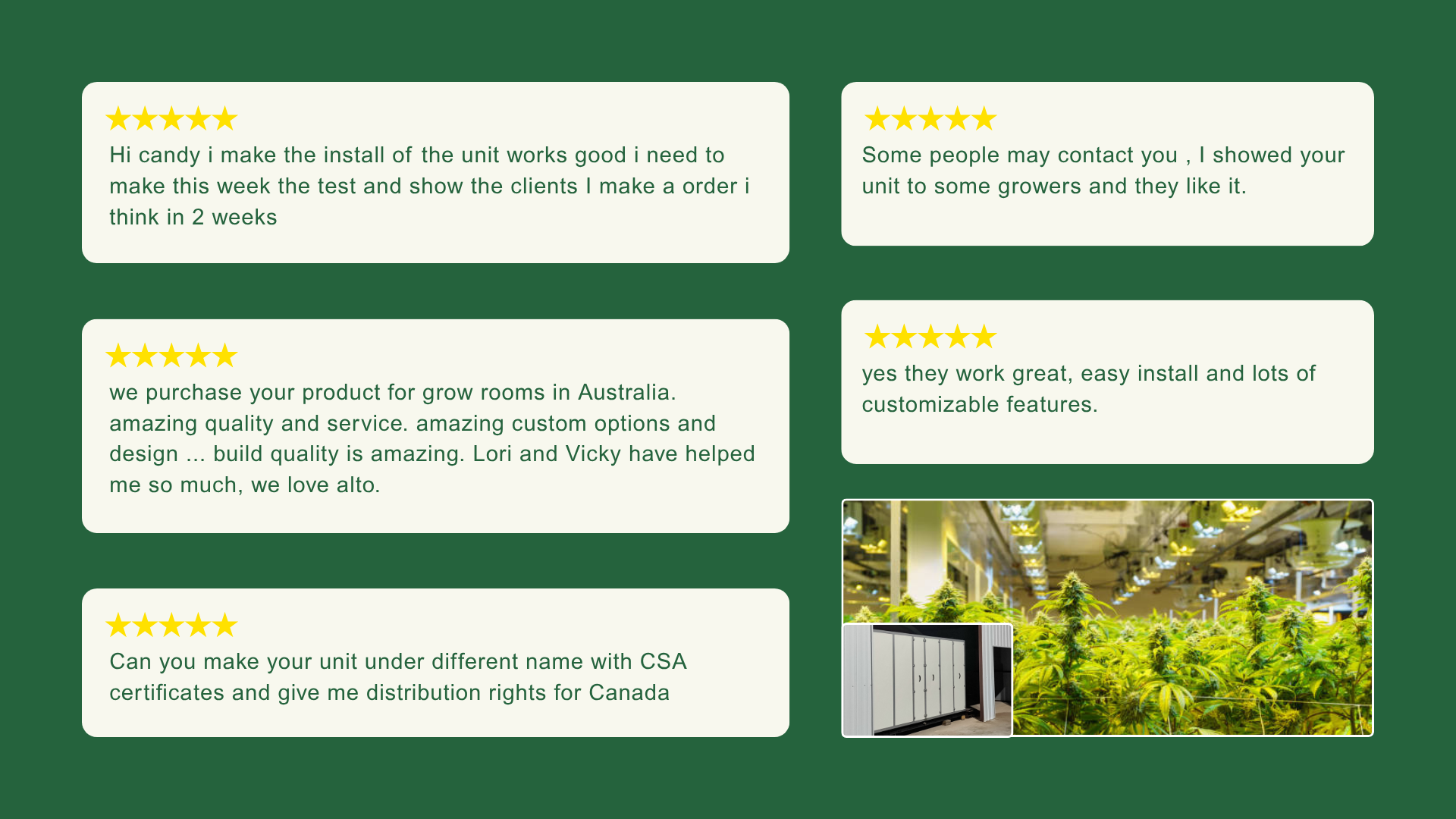 Altaqua-grow-room-hvac-Testimonials