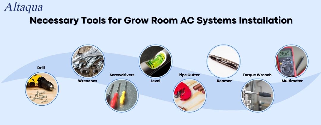 pc-altaqua-grow-room-ac-Necessary-Tools-for-Grow-Room-AC-Systems-Installation